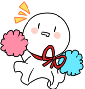 mafuteru with pom-poms